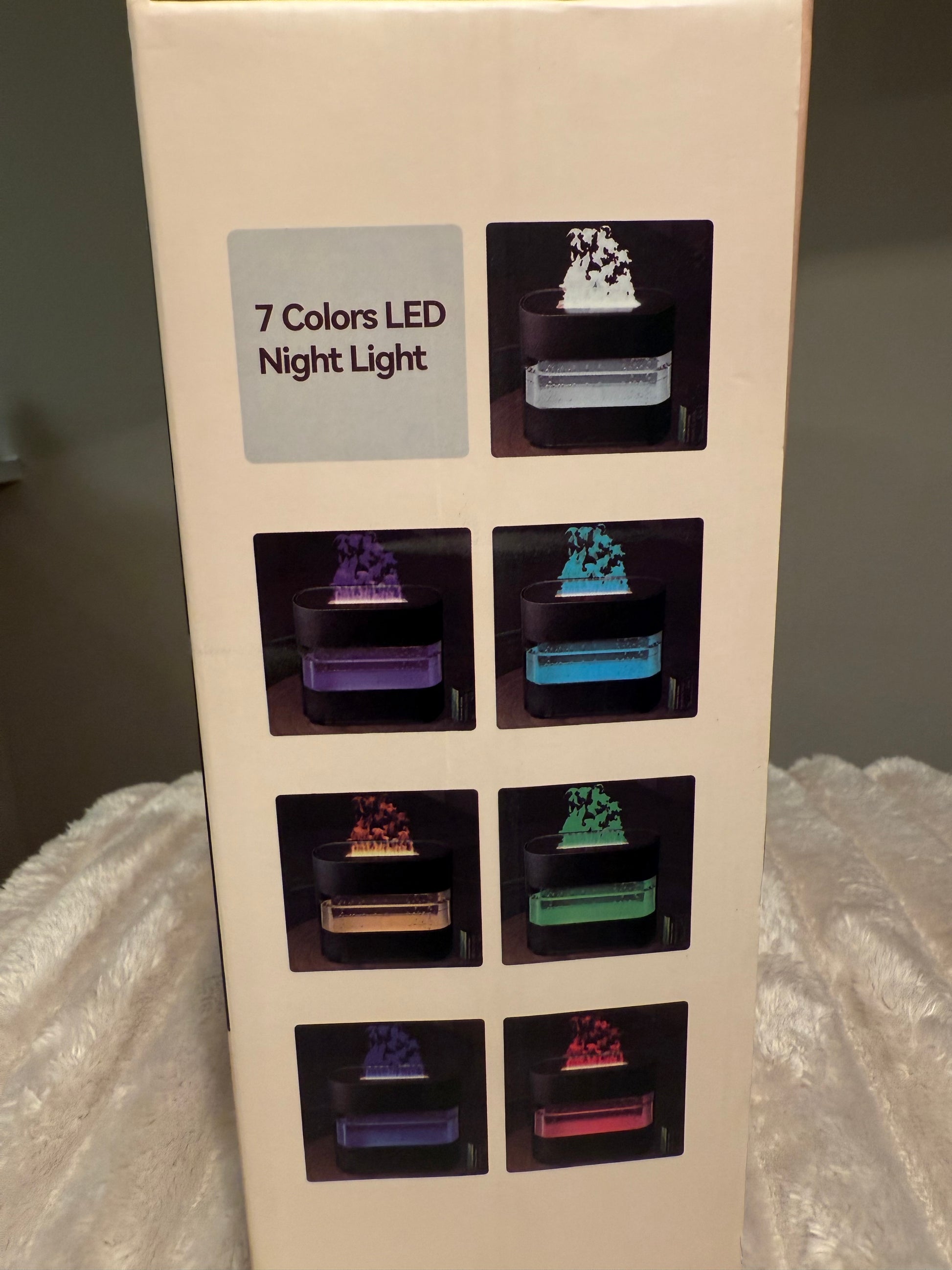 Rain Fire Aroma Diffuser with different light colors